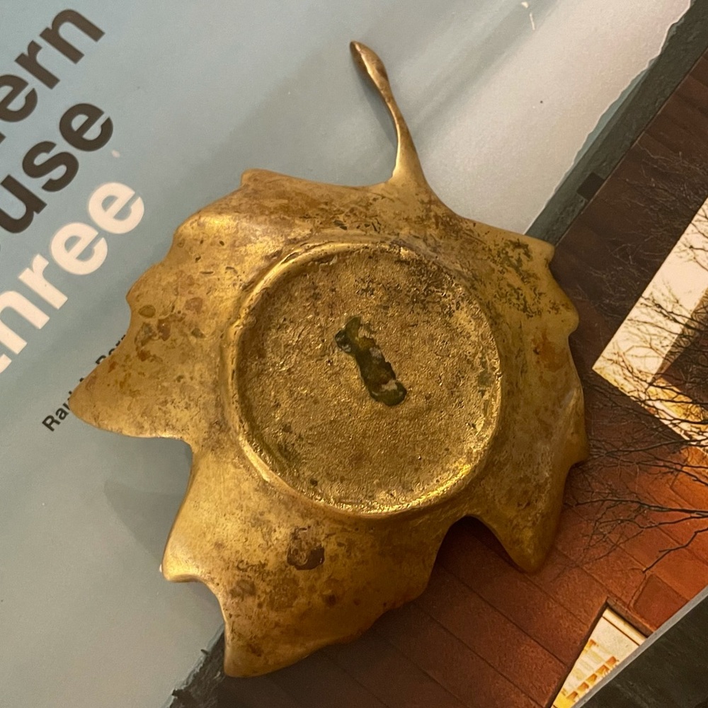 brass leaf - Picture 3 of 7
